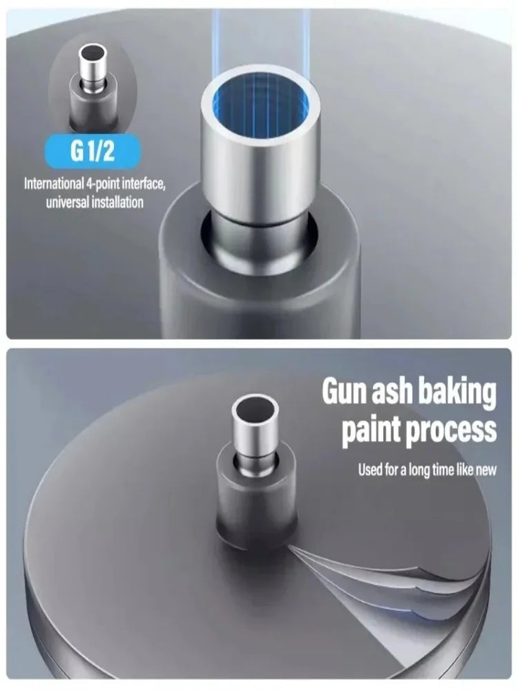 230mm Big Panel Showerhead Mode Supercharge Rainfall Shower