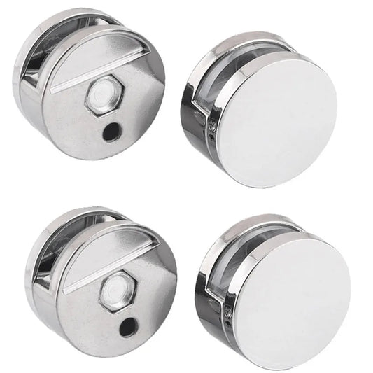 4pcs Glass Clamp Bathroom Mirror Clips Zinc Alloy