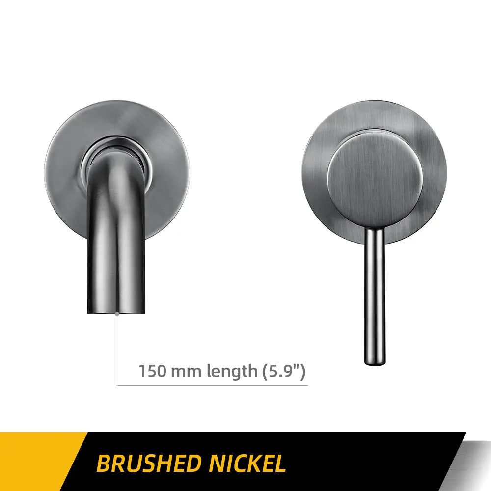Bagnolux Ronda Stainless Steel Solid Brass Trim Taps