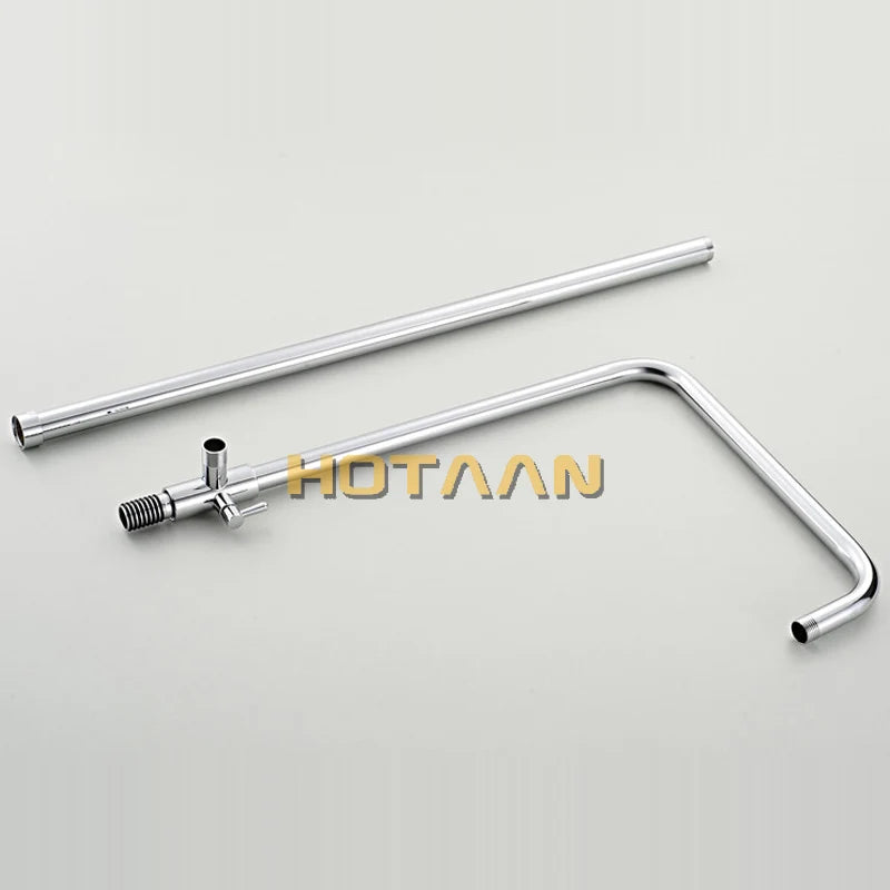 Bathroom Rainfall Shower Faucet Mixer Tap Hand Sprayer
