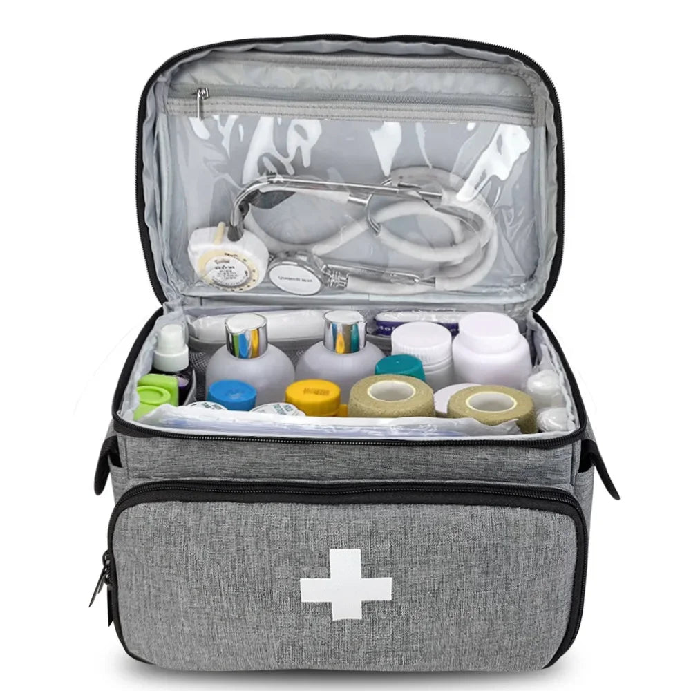 Travel First Aid Kit Bag Medical Carry Bag