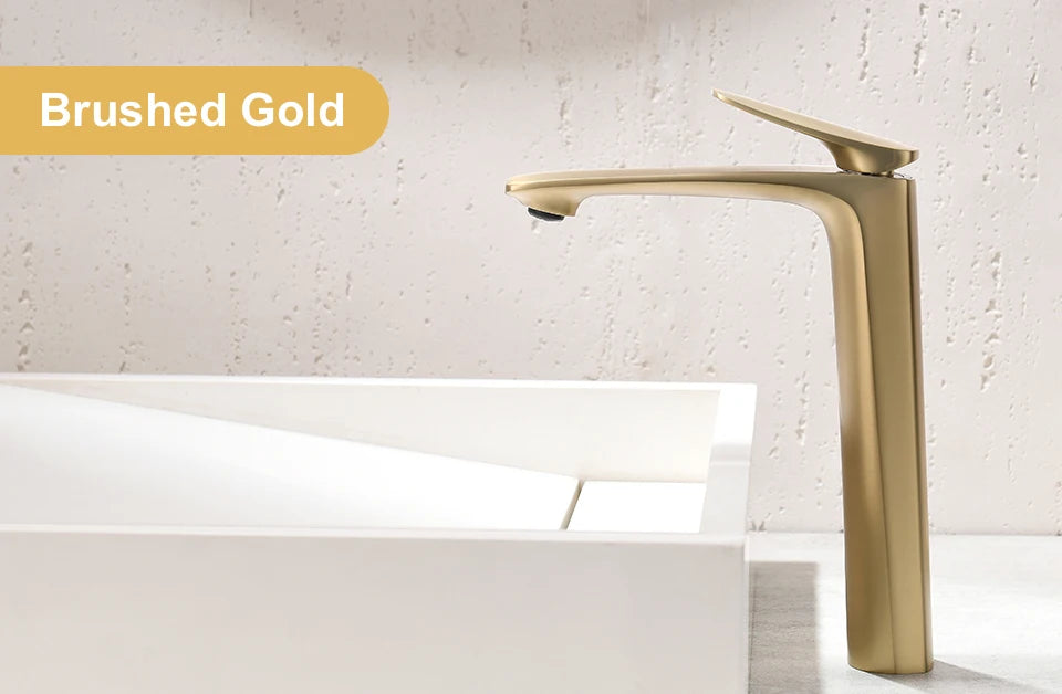 Vgx Luxury Gold Bathroom Faucets High Basin Mixer