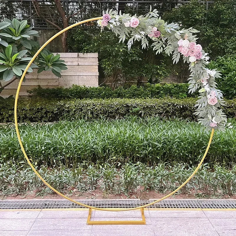 Metal Circle Stand Wedding Balloon Arch Round Balloon