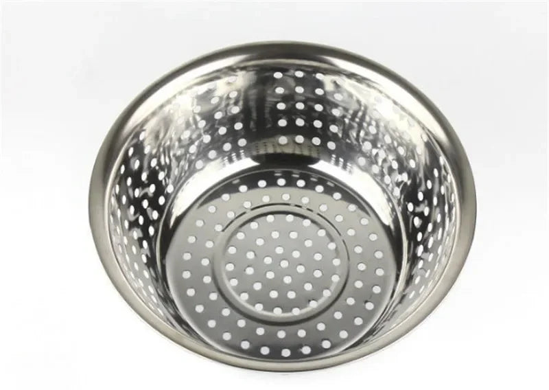 Big Hole Stainless Steel Washing Mesh Vegetable Fruits