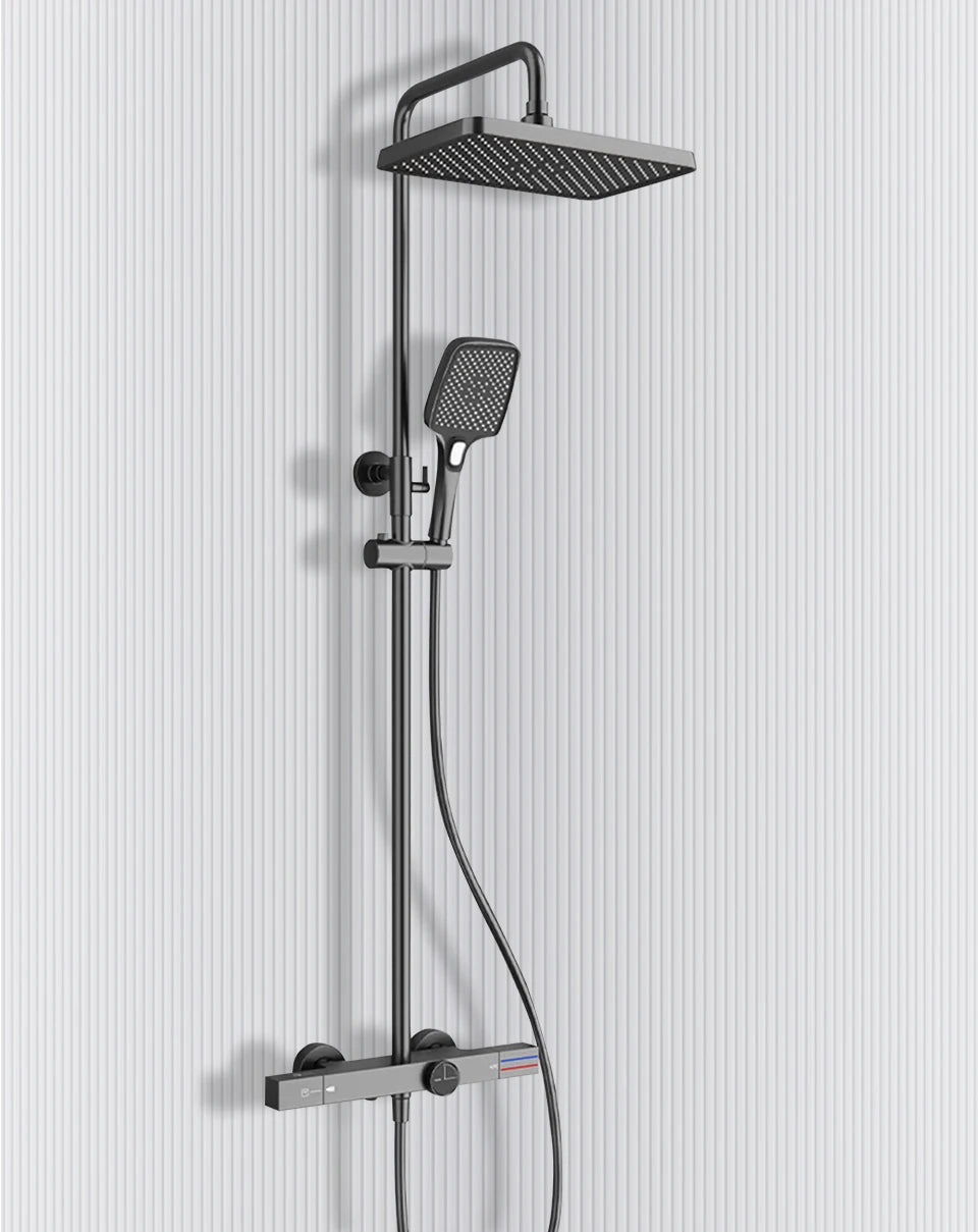 Vgx Thermostatic Shower System Gold Shower Luxury Bathroom