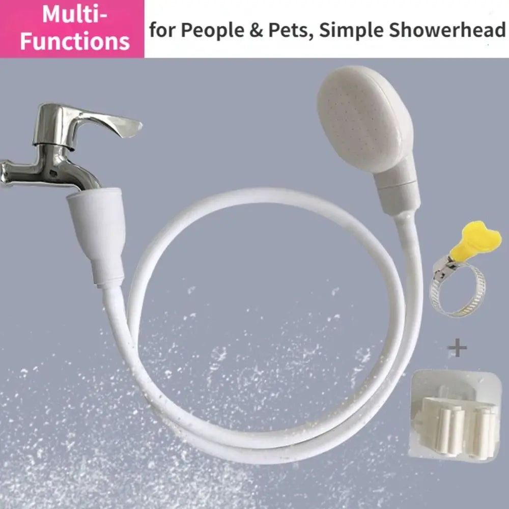 Rubber Hose Universal Sink Spray Extender Shower Head