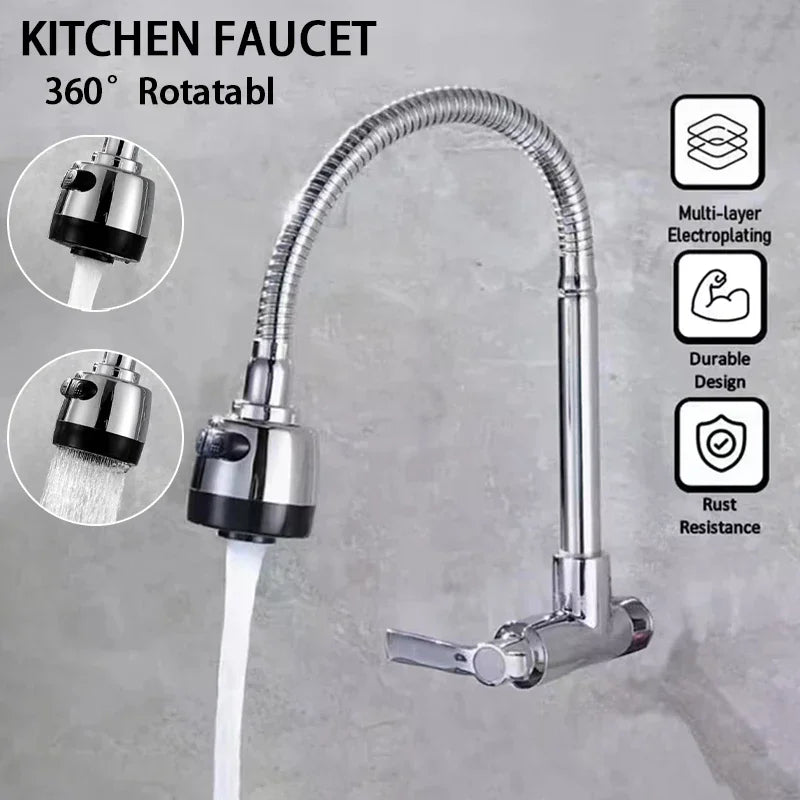 Sink Faucet 360 Rotatable Universal Faucet Outlet Modes