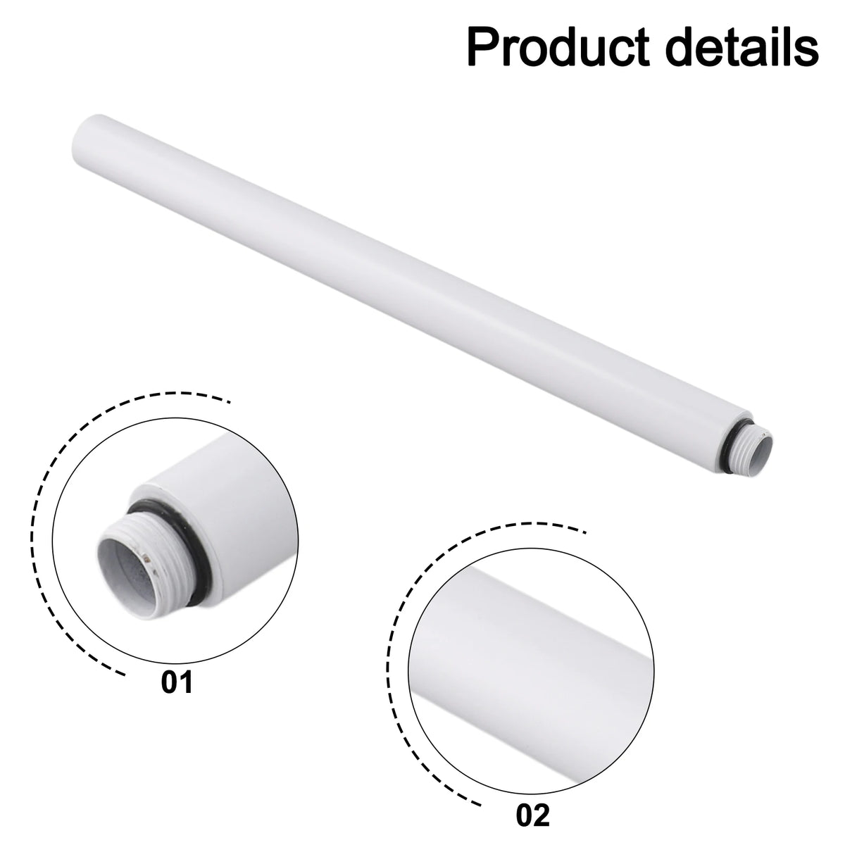 30cm Shower Extender Bathtub Shower System Round Extension