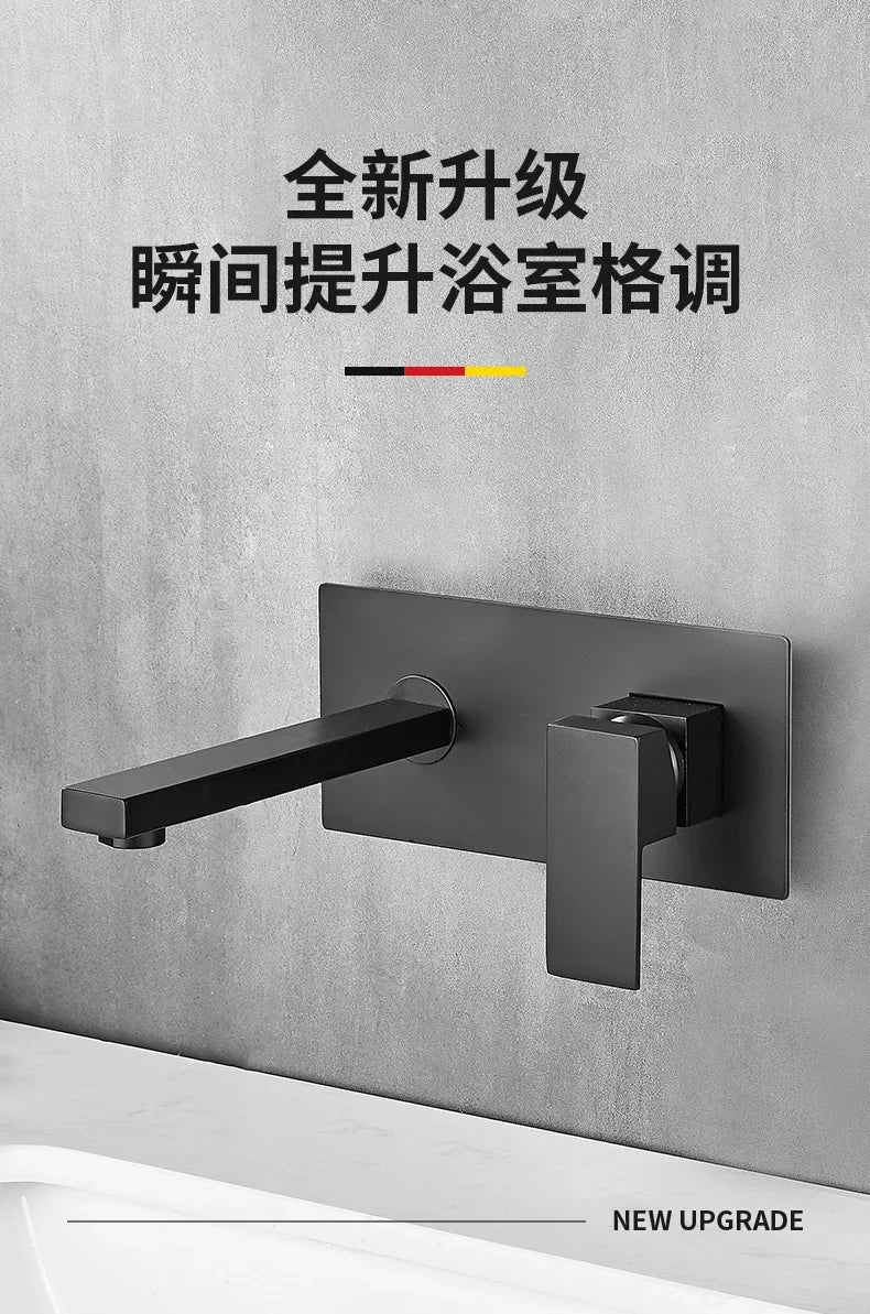 Bathtub Faucet Cold Waterfall Wall Mounted Water Tap