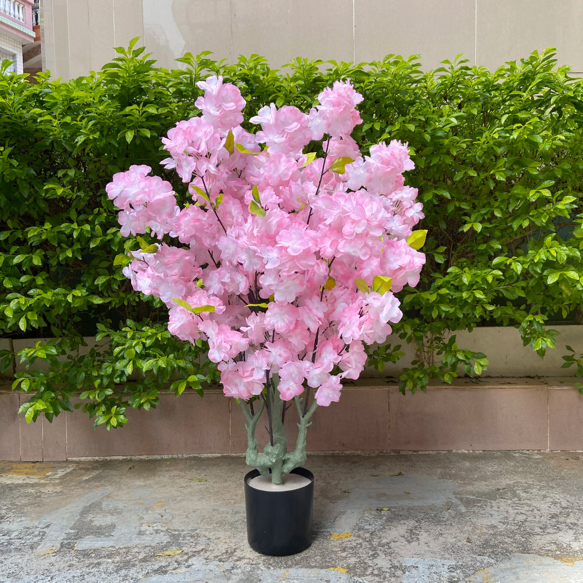 Decoration Artificial Cherry Tree Bonsai Wedding Indoor Living