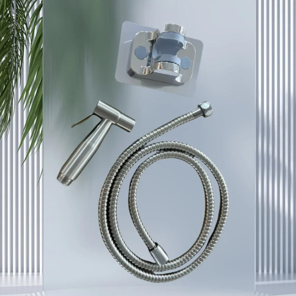 3pcs Stainless Steel Bidet Sprayer High Pressure Handheld