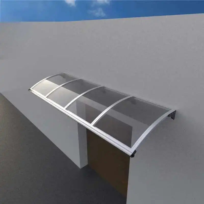 Outdoor Courtyard Rainproof Gazebos Aluminum Alloy Rain Awning