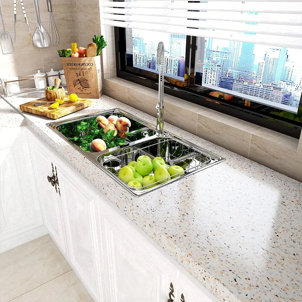 Renovation Marble Gravel Wallpapers Self-Adhesive Vinyl Bathroom