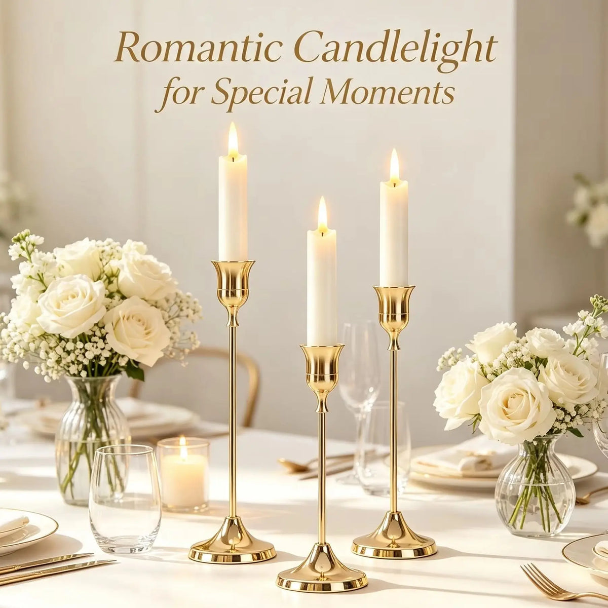 Wedding Decor Slim Stem Candle Holder Of Classic