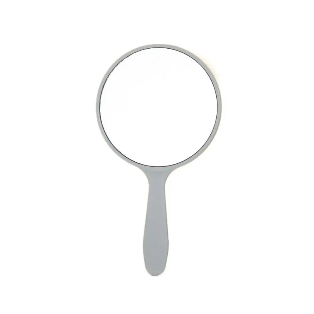 Diy Makeup Mirror Cute Handle Small Round Handheld