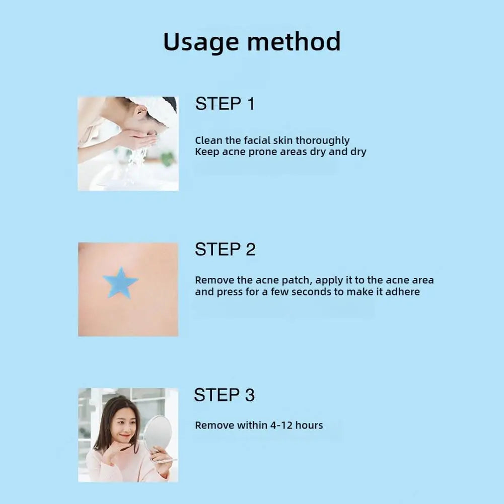 Cute Colored Star Decoration Stickers - Water-Based Gel