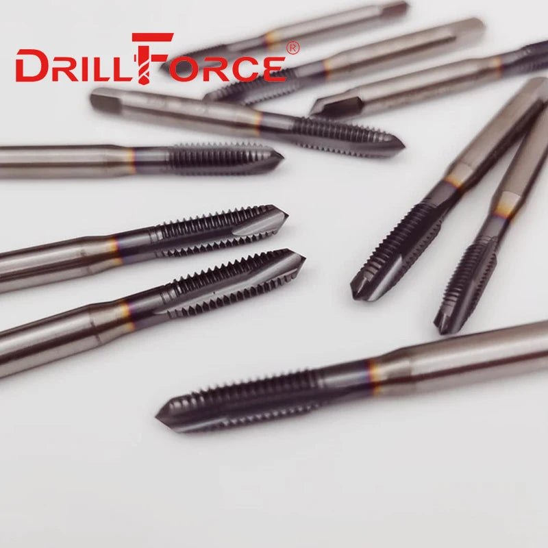 Drillforce Cobalt Screw Thread Tap Drill Bits Pointed