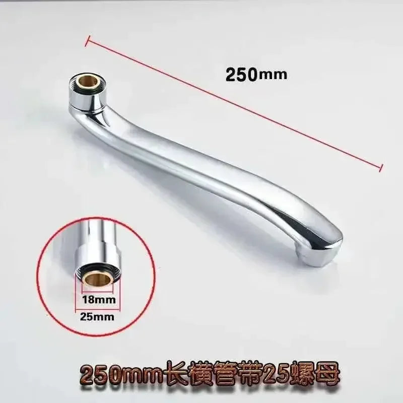 1pc Stainless Steel Sink Faucet Pipe Connection Saving