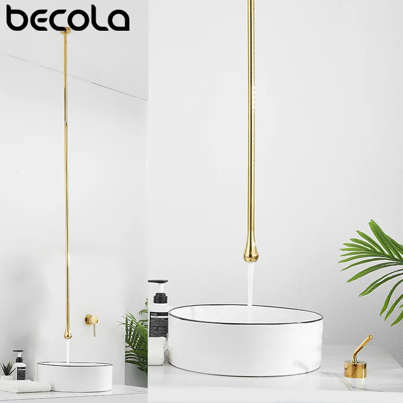 Ceiling Design Bathroom Bubbler & Cold Hang Faucet