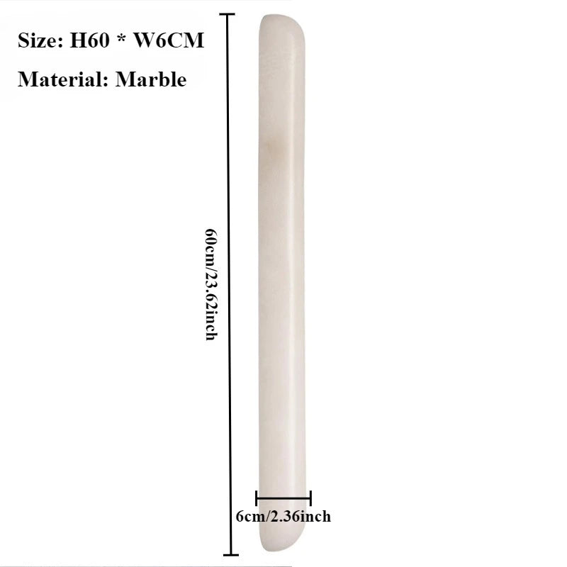 Simple Modern Bathroom Mirror Long Marble Wall Lamp