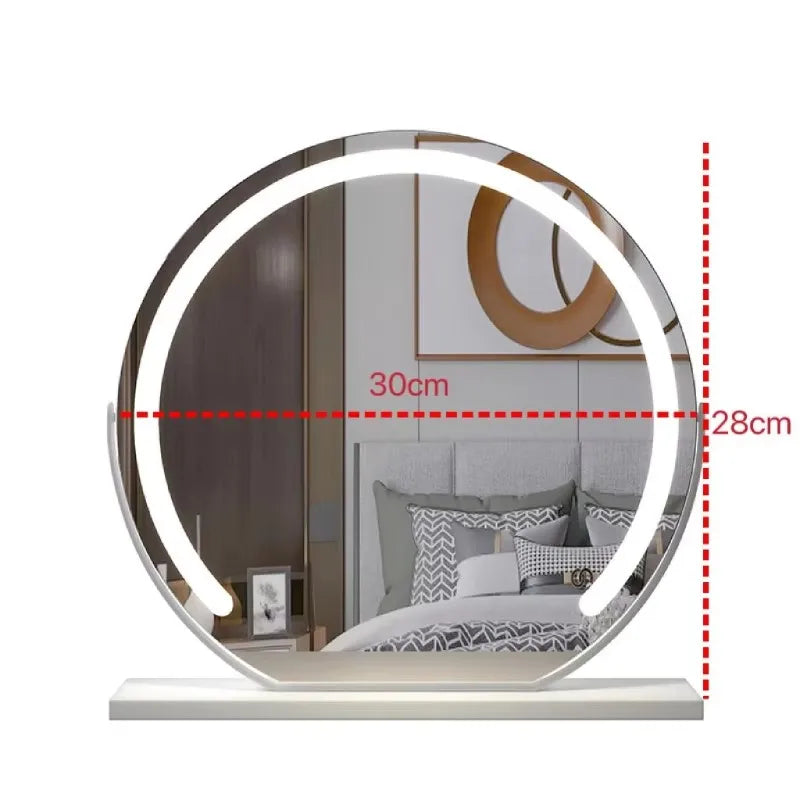 Vanity Makeup Mirror Lights Detachable 15x Magnification Color