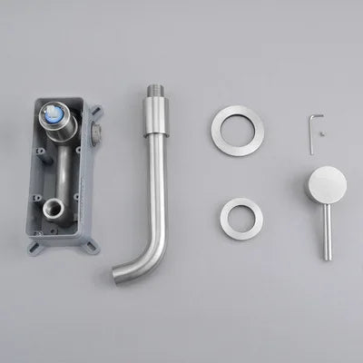 304 Stainless Steel Brushed Nickel Tap Wall Mount