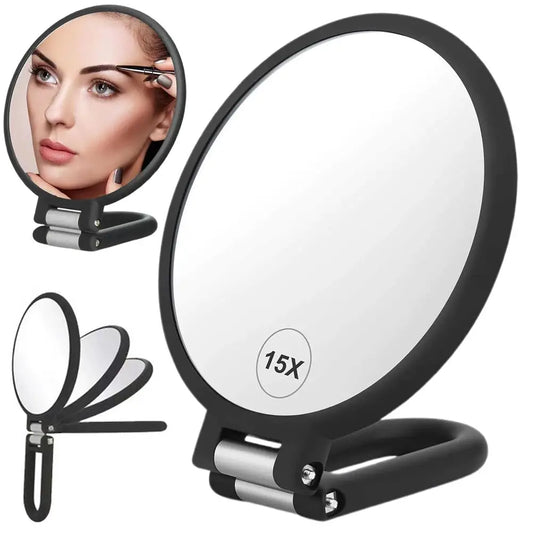 Magnifying Handheld Mirror Double Sided 15/20/30x Magnification