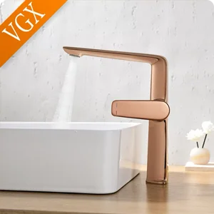 Vgx Luxury Gold Bathroom Faucets High Basin Mixer