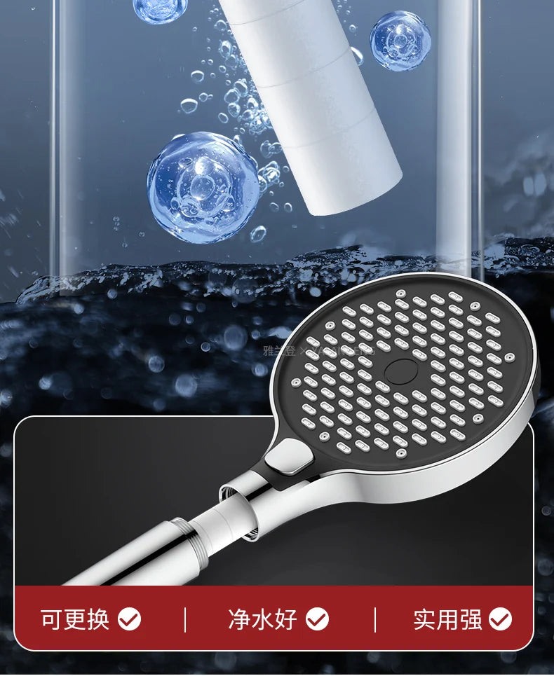 15cm Big Panel High Pressure Shower Head Filter