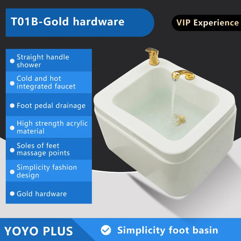 Beauty Salon Footbath Basin Aqua Therapy Sauna Bathtub