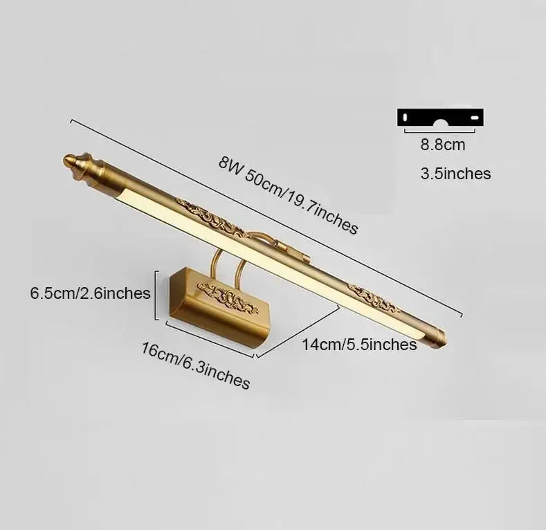 15 27 Inch Arch U-Shaped Smart Bathroom Mirror