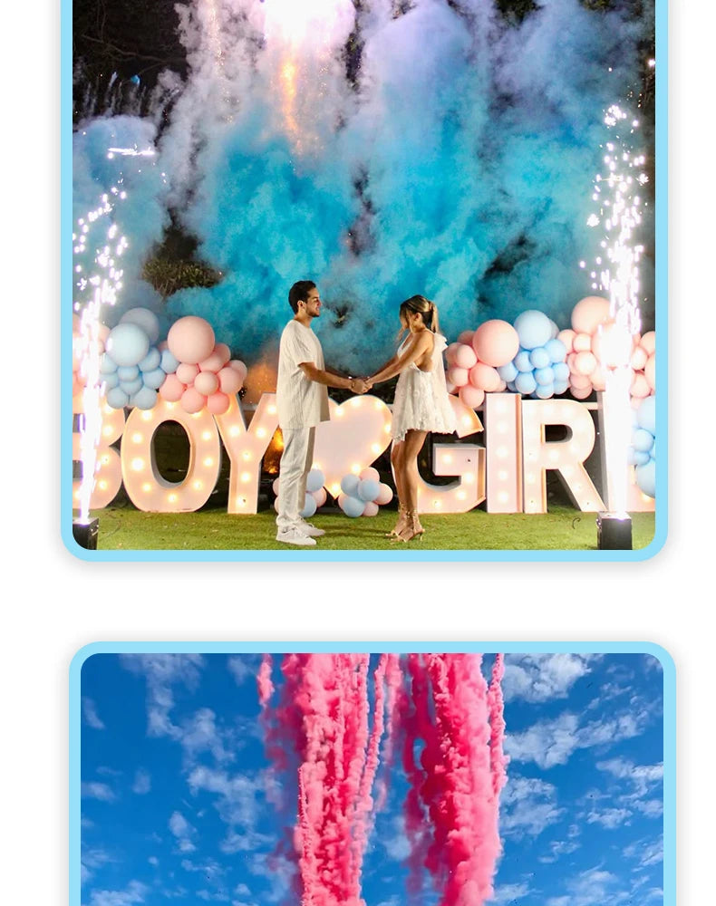 Tnt Gender Reveal Electric Cannon Confetti Color Smoke