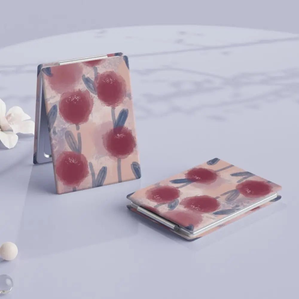Pu Folding Makeup Mirror Foldable High Definition Foldable