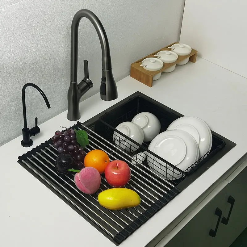 Nano Black Sink Above Counter Or Undermount Sinks