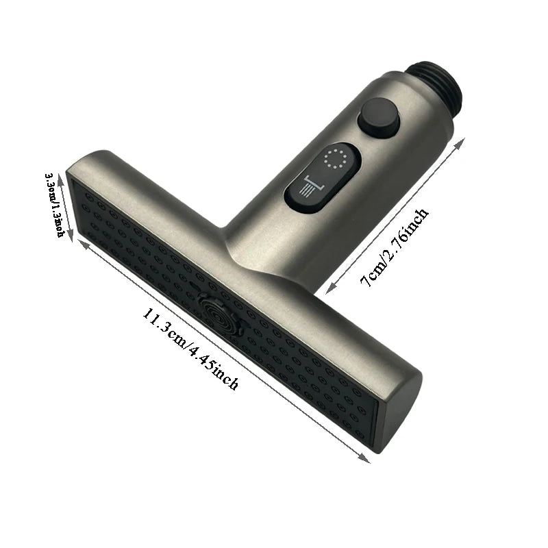 Modes Waterfall Faucet Extender Sprayer Head Filter Nozzle