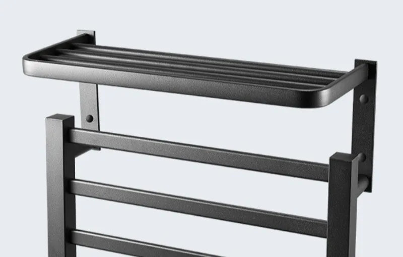 Metal Electric Heated Towel Rail Smart Disinfection Thermostat