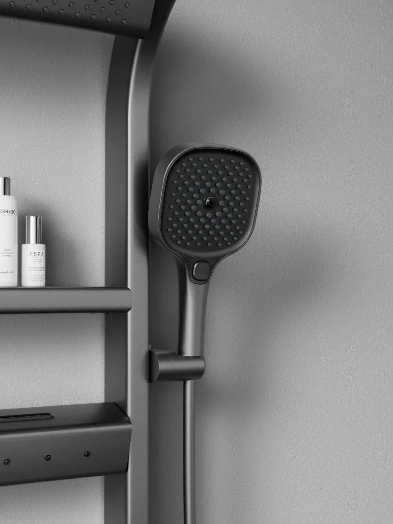 Multi-Function Thermostatic Shower System Digital Display High
