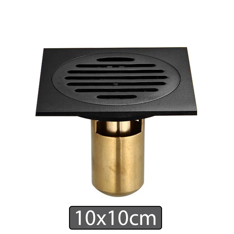 Brass Shower Drain Bathroom Floor Drain Washing Machine