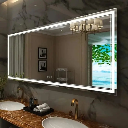 Jumbo-Large Illuminated Led Bathroom Mirror Front Backlit Lights