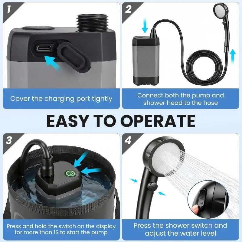 Outdoor Shower Kit Ultimate Bathing Solution Outdoor Camping