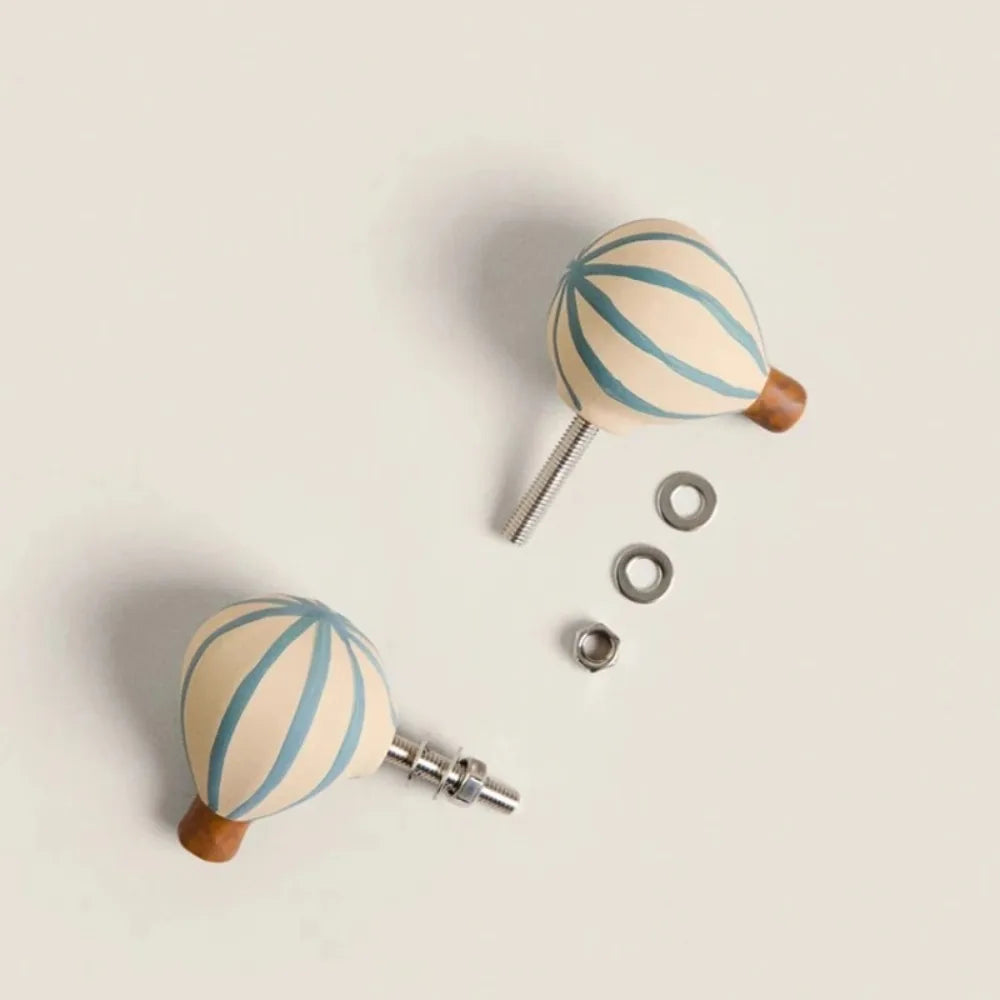2pcs European Creative Balloon Ceramic Wall Hanging Cabinet