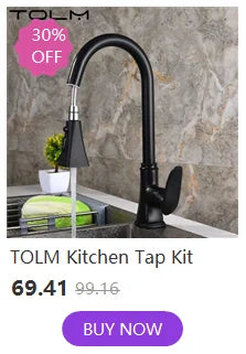 Tolm Brushed Nickel Modern Polished Chrome Brass Sink