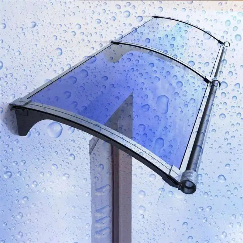 Outdoor Courtyard Rainproof Gazebos Aluminum Alloy Rain Awning