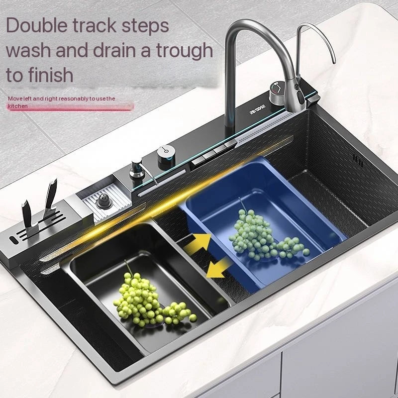 Integrated Waterfall Sink Honeycomb Technology Large Digitial