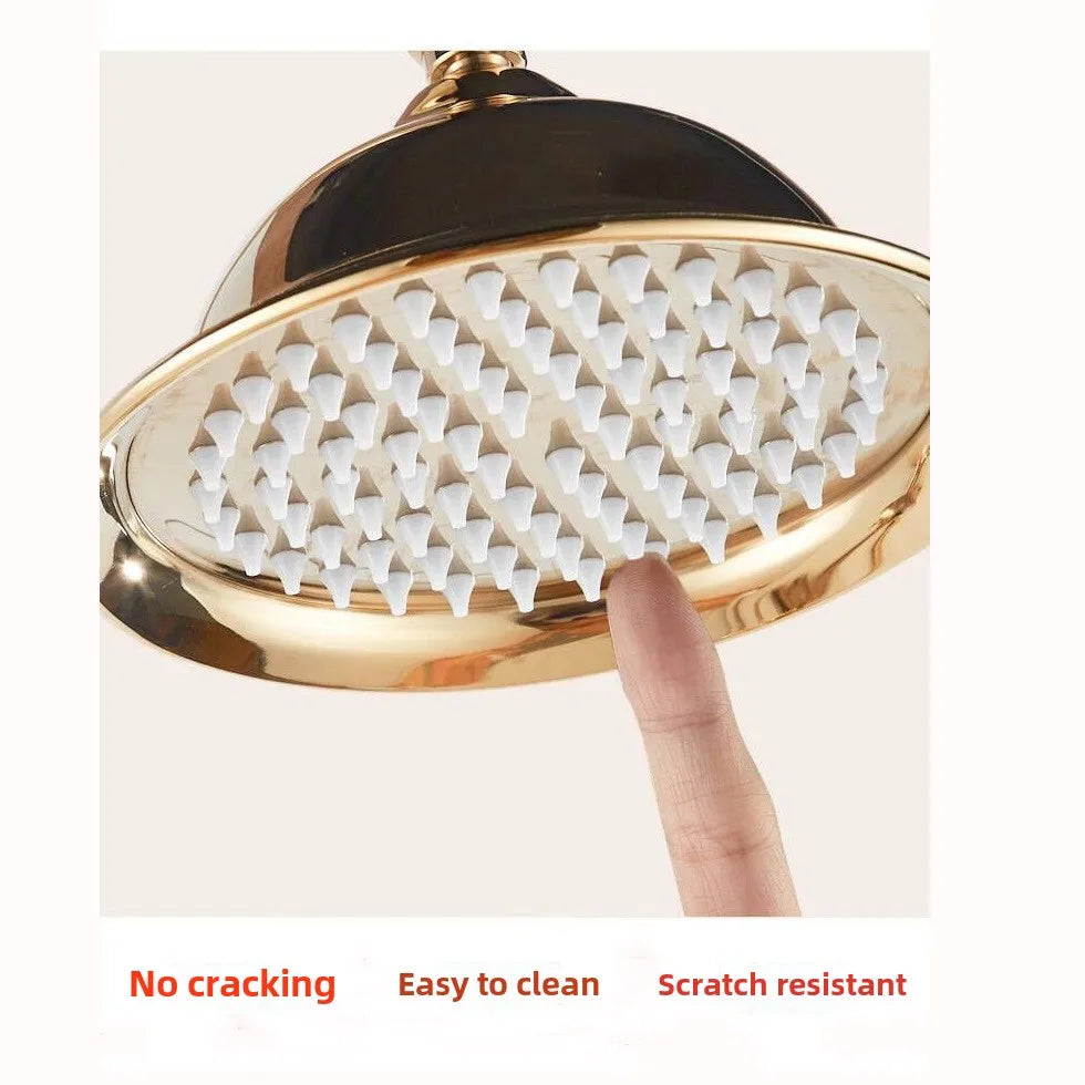 Vintage Shower System Brass Lightweight Luxury Gold Shower
