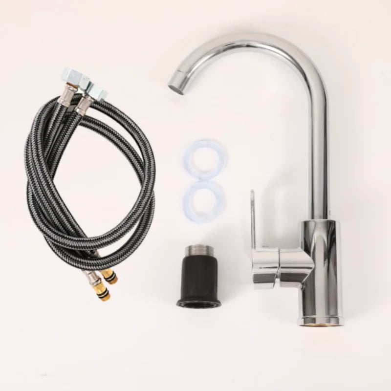 360 Rotatable & Cold Sink Faucet Large Bend