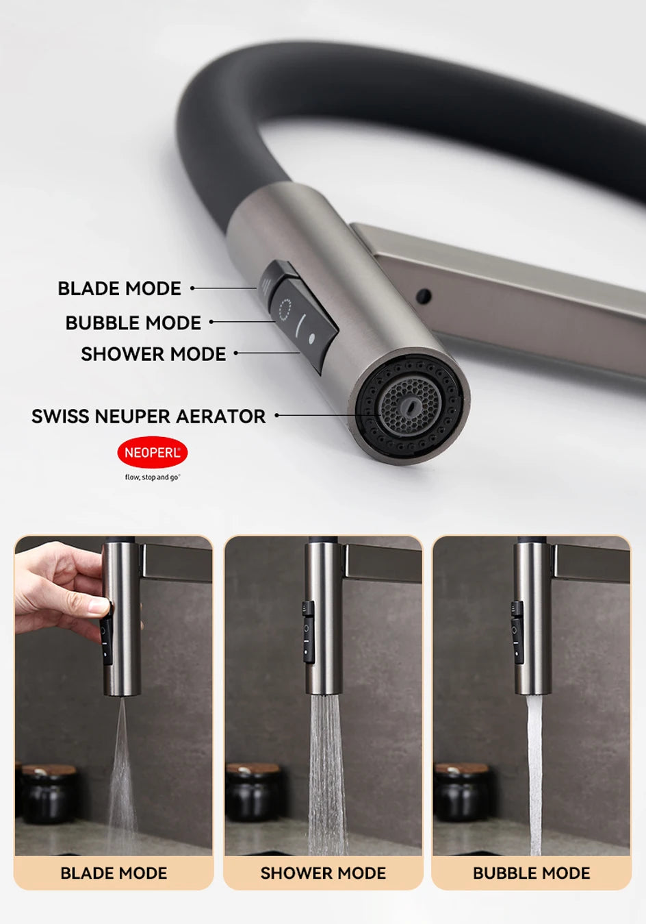 Vgx Faucet Sink Faucets Rubber Pull Down Stream
