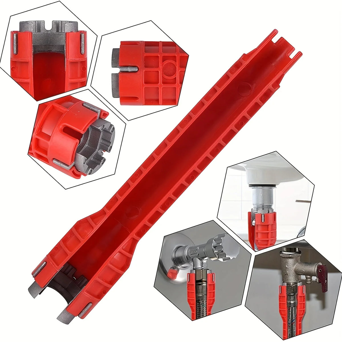 In Sink Faucet Wrench Repair Non-Slip Bathroom Faucet