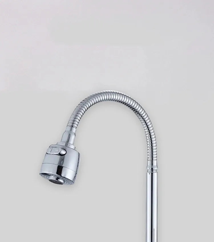 1pc Stainless Steel Sink Faucet Pipe Connection Saving