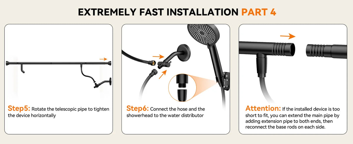 Tandem Shower Head Couples Dual Shower Head Handheld